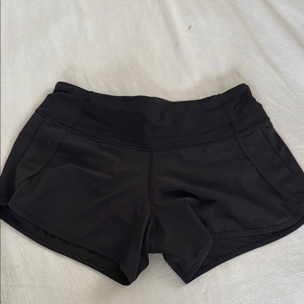 Lululemon Athletica Black Athletic Shorts